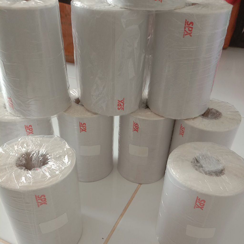 kertas resi printer kertas resi buat olshop 100x120 isi 244 pcs ada logo spx