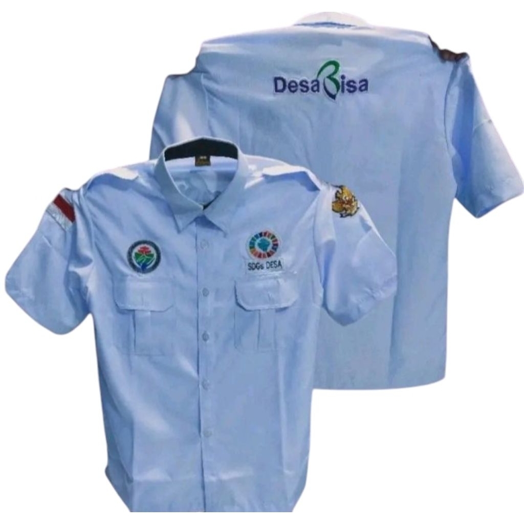 Kemeja Kerja Bumndes Baju Pdh Desa Pendamping Seragam Kerja Desa Bisa