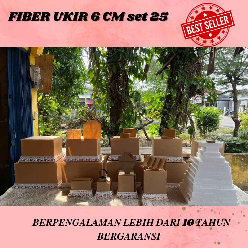 BOX HANTARAN SET 25 FIBER |BOX HANTARAN PERNIKAHAN | BOX HANTARAN AKRILIK TERLARIS