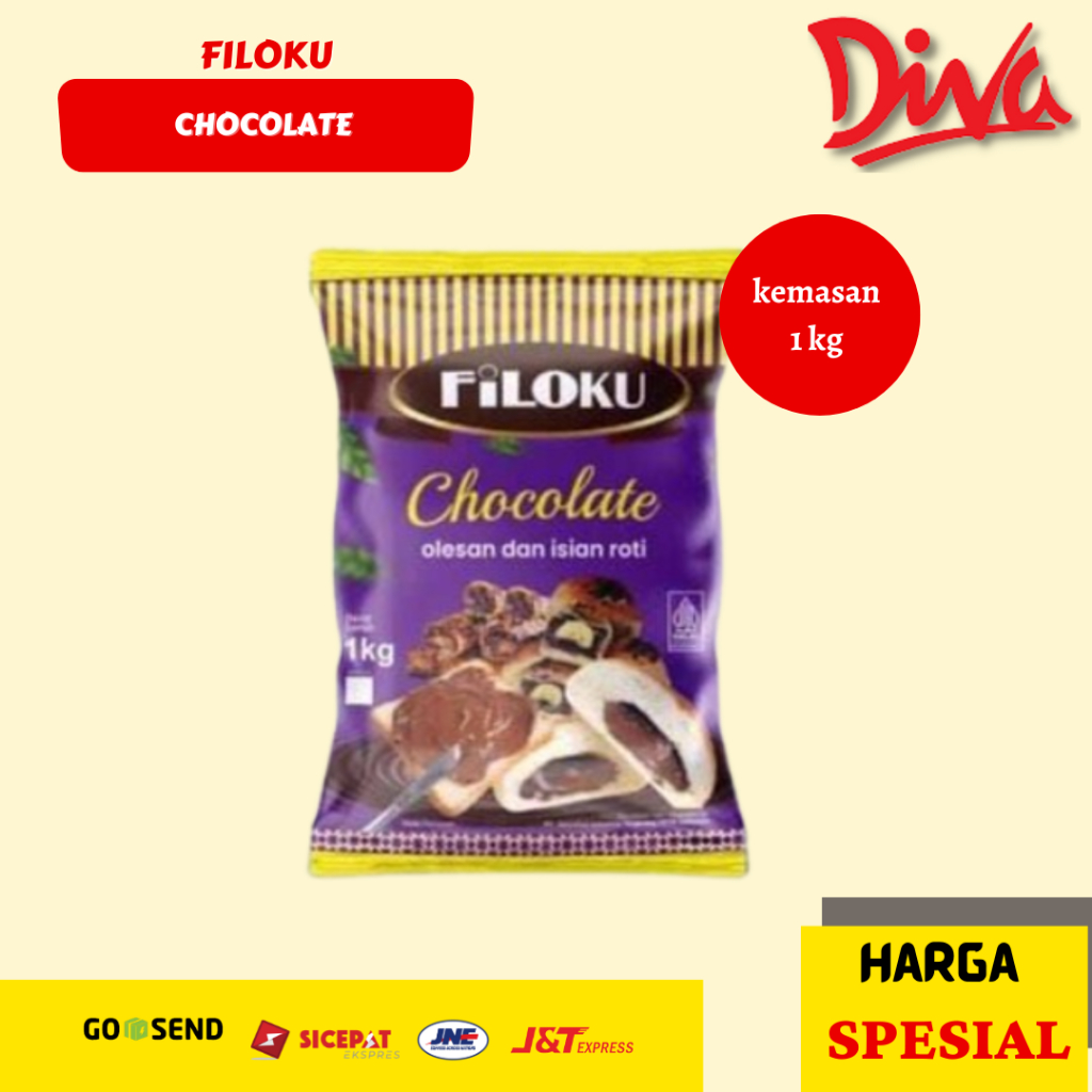Filoku Coklat Filling 1 Kg | Filoku Coklat Filling Kemasan 1kg