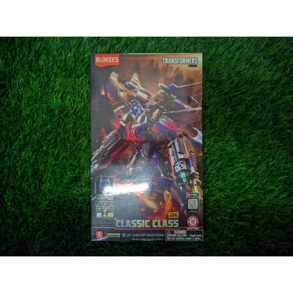 blokees transformers classic class jet wing optimus prime