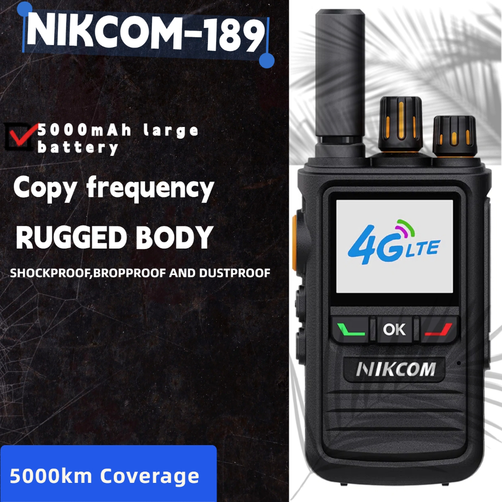 HT NIKCOM 189 / NIKCOM Handy Talky Radio HT/ Antena Radio HT/ Radio HT Walkie Talkie Walky/ Handy Ta