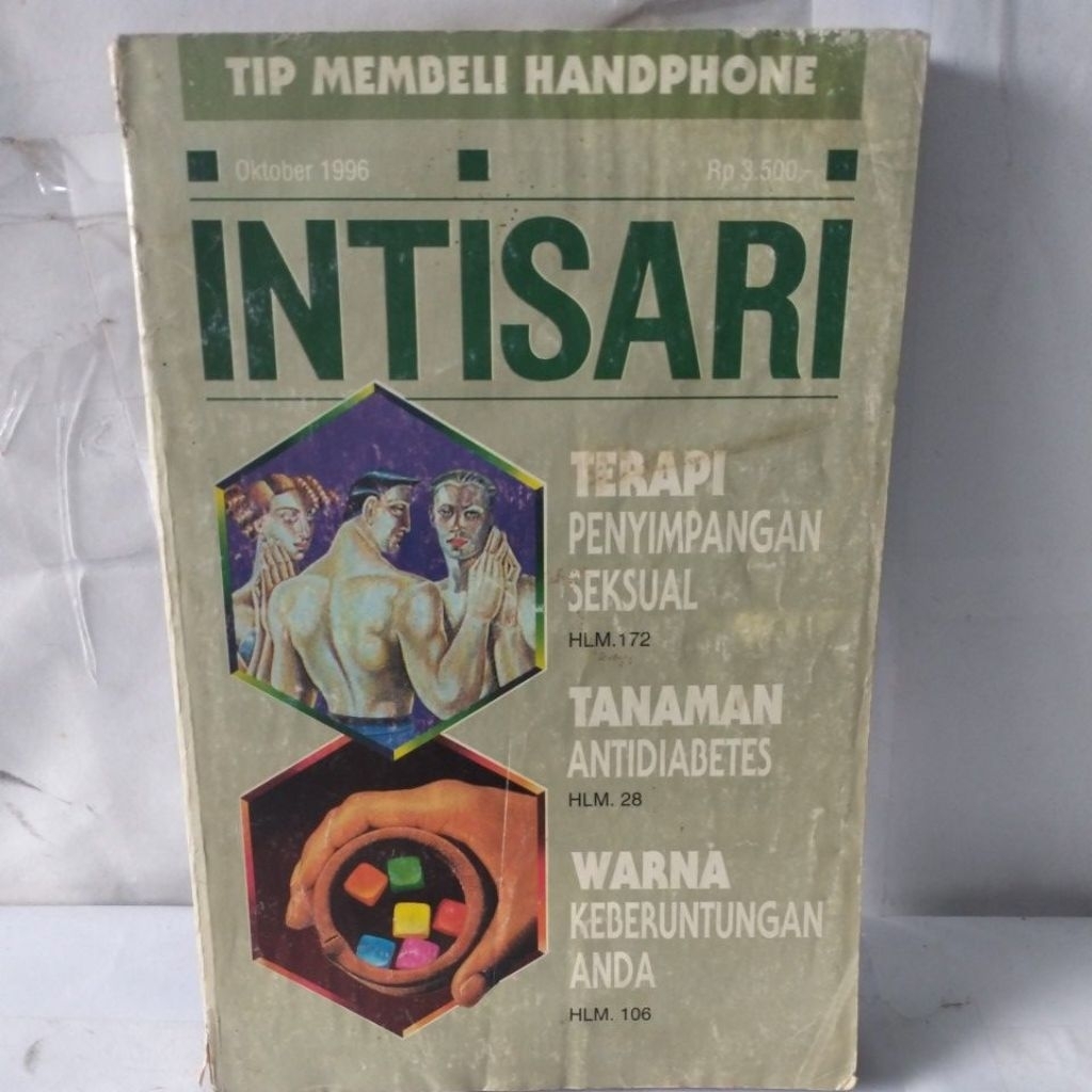 Majalah bekas intisari Oktober 1996 no 399