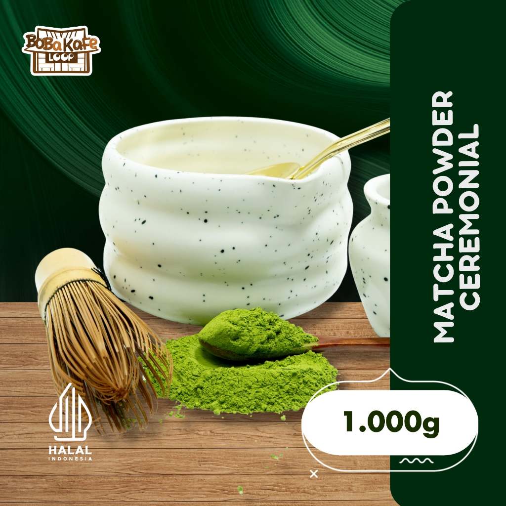 

Matcha Powder Ceremonial Finest Grade for Traditional Tea Ceremony - 1000GR