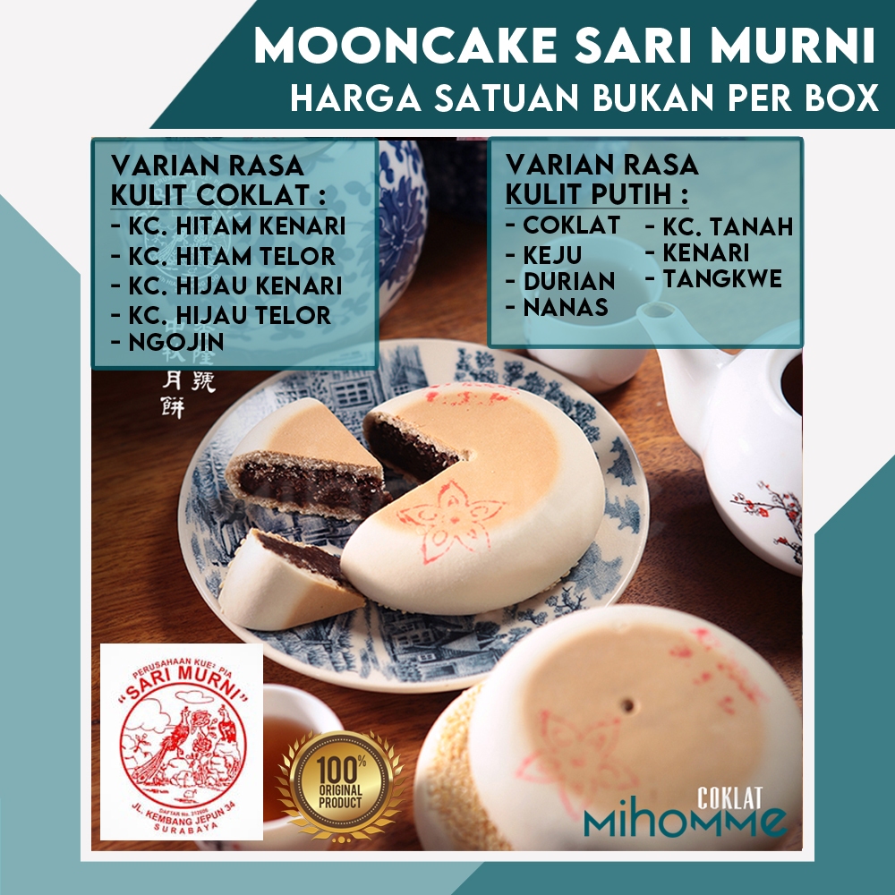 Mooncake Kue Bulan Moon Cake Pia Sari Murni Surabaya Roti Kue Kering