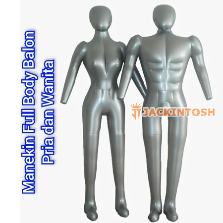 TERBARU! Manekin Balon Full Body Pria Dan Wanita Dewasa Bahan Awet Dan Tahan Lama