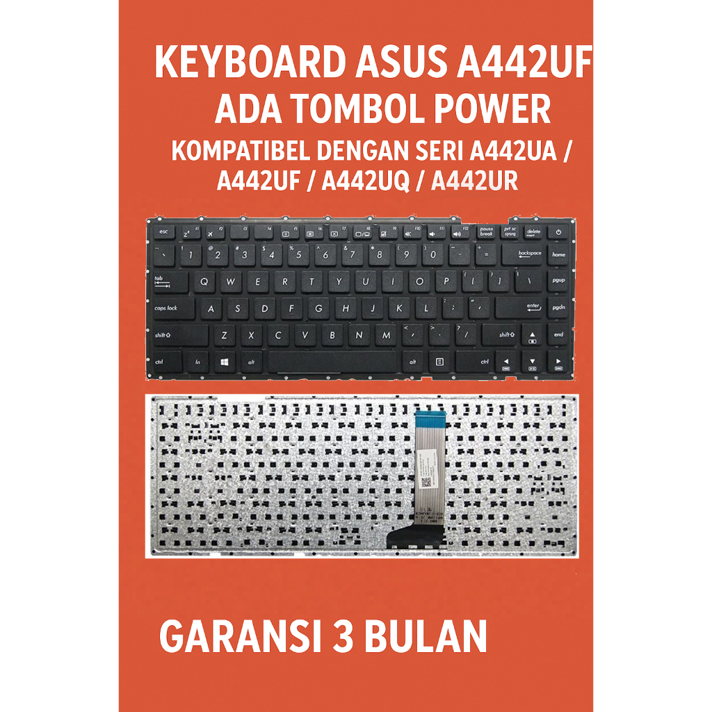 keyboard A442 / A442U / X442 / X442U / X442UA / A442UF / A442UQ / A442UR / X442UR