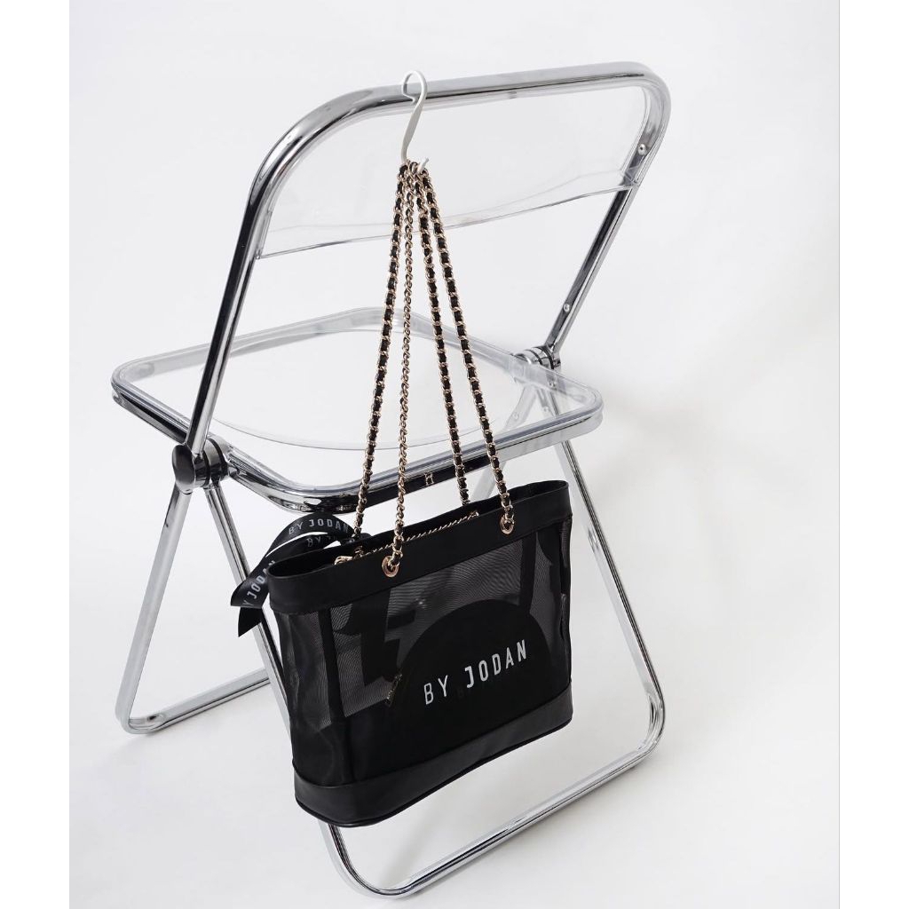 BOGEL BY JODAN | TOTEBAG JARING | BOWGEL | TOTEBAG BLACK M | TOTEBAG TRANSPARAN (READY STOCK)