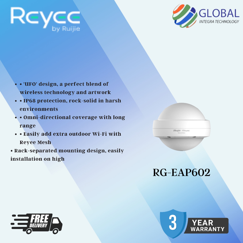 RUIJIE RG-EAP602 - Acces Point Luar Ruangan Gigabit Dual Band