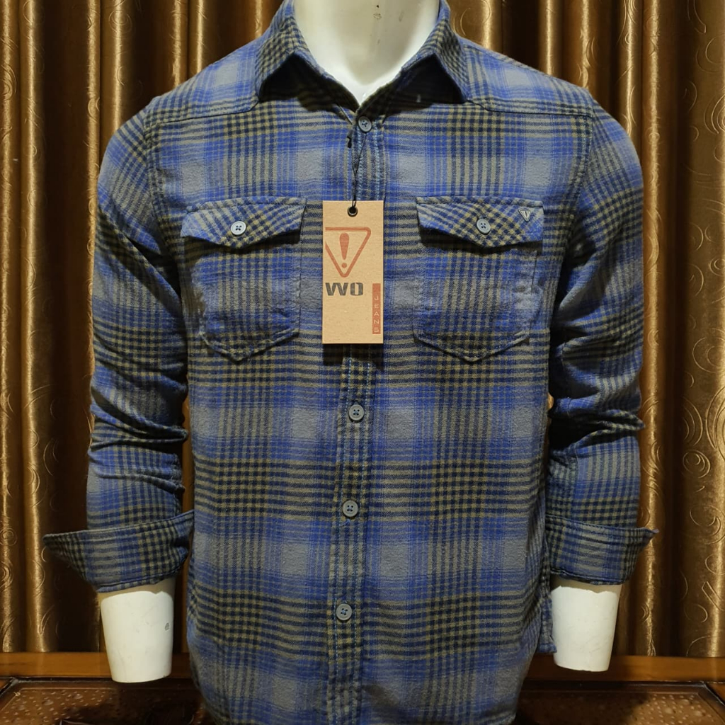 Watchout Kemeja Lengan Panjang Kotak-kotak