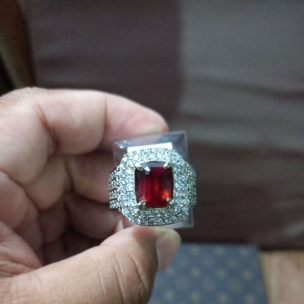 Natural Hessonite Garnet RING PERAK