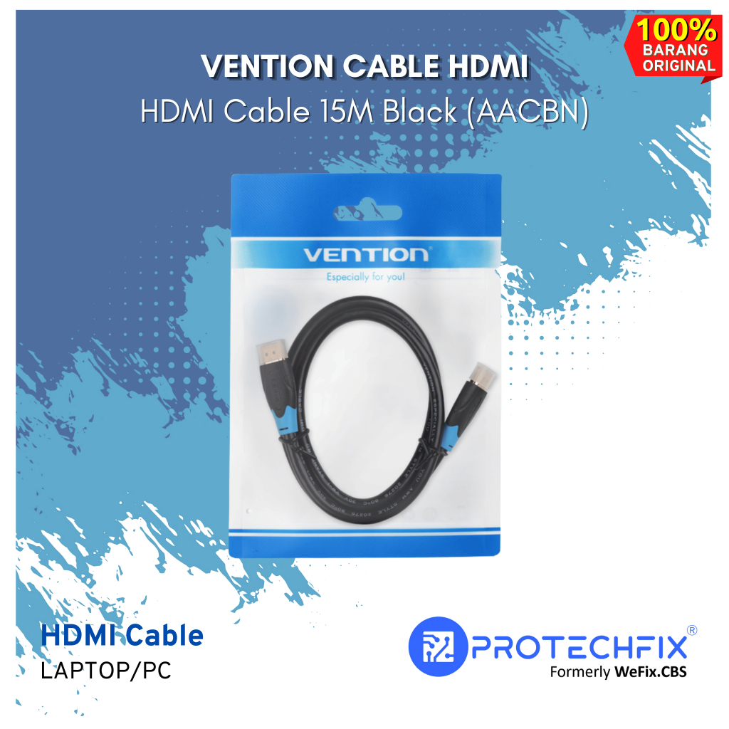 VENTION HDMI CABLE 15M BLACK (AACBN)