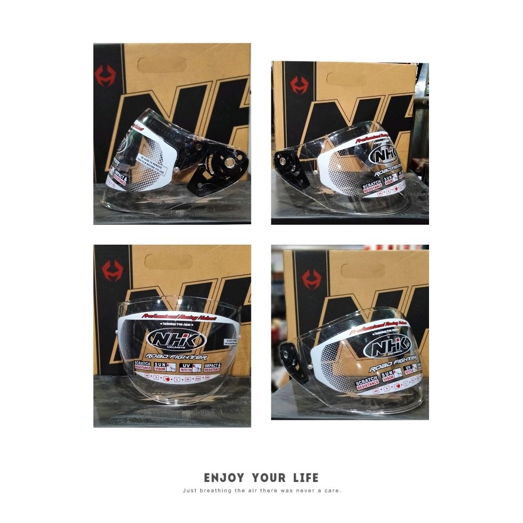 VISOR/KACA ORIGINAL HELM NHK R1 FOR NHK R1 DOUBLE VISOR,NHK N1  MAX,NHK N2 MAX,GM G1,GM KING' FIGHTE