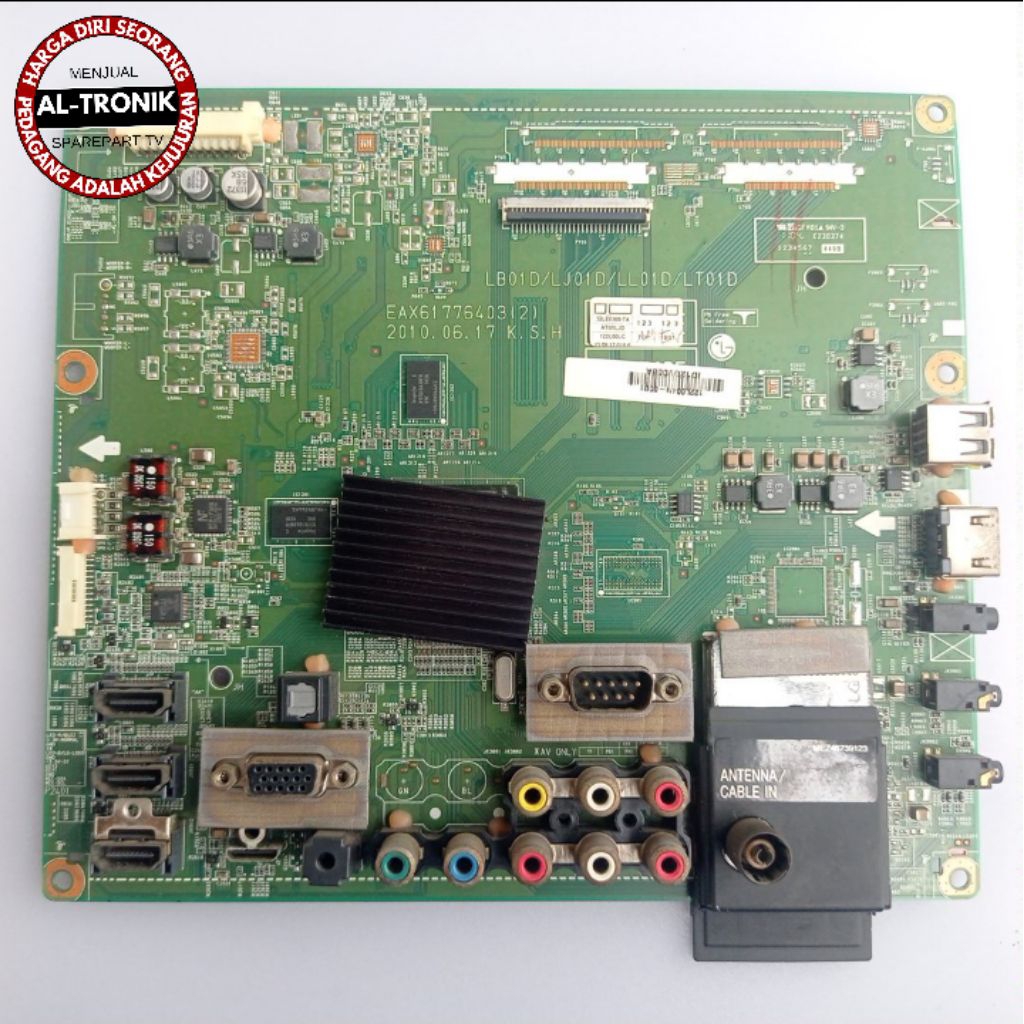 MAINBOARD TV LED LG 32 INCH MODEL 32LE5300 MODUL MB MAIN BOARD 32LE5300-TA