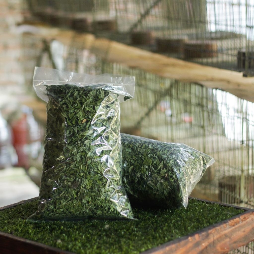 Hay indigofera pakan kelinci murah indigofera Hay rumput kelinci murah daun kering 200gr