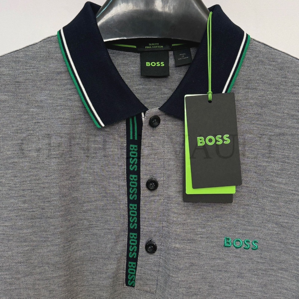 Hugo Boss Men Slim Fit 100% Original - Paule Phillipson Penrose Tessler - Kaos Polo HB Authentic