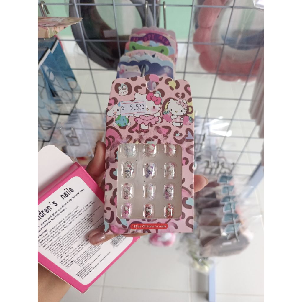 Press On Nails Anak Cewek | Kuku Palsu Anak Perempuan