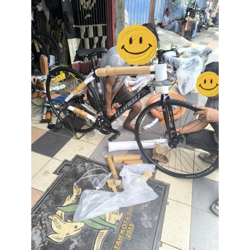 Sepeda Balap Road Bike Element Alumunium Alloy 2x9 Sp FRC 38 BR FRC38BR Size 480 500 520 Original 2 