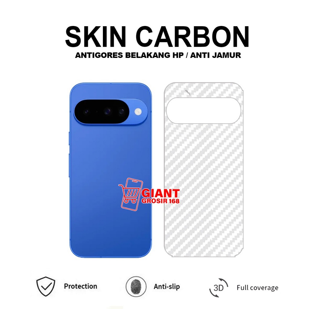 Google Pixel 10 Google Pixel 10 Pro Google Pixel 10 Pro XL Back Skin Carbon Garskin Anti Gores Belak