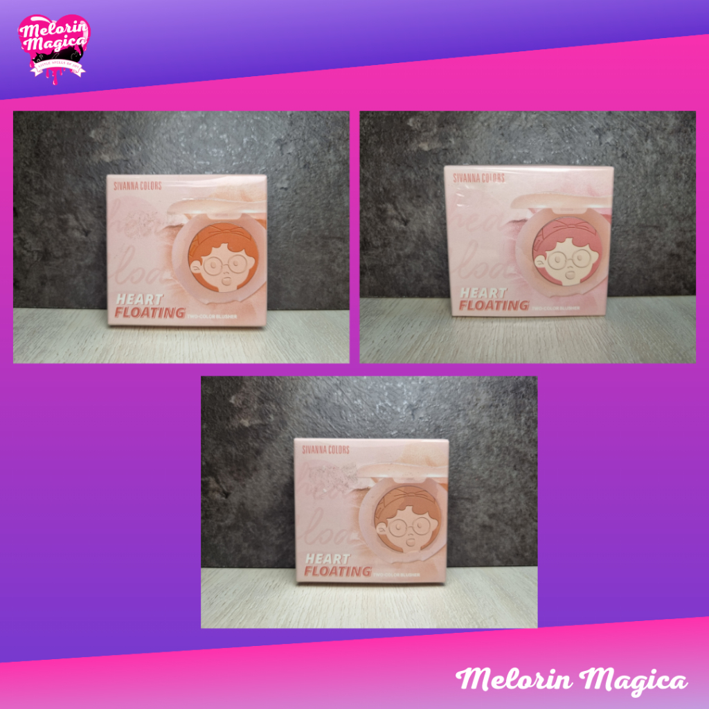 Sivanna Colors Heart Floating Two-Color Blusher