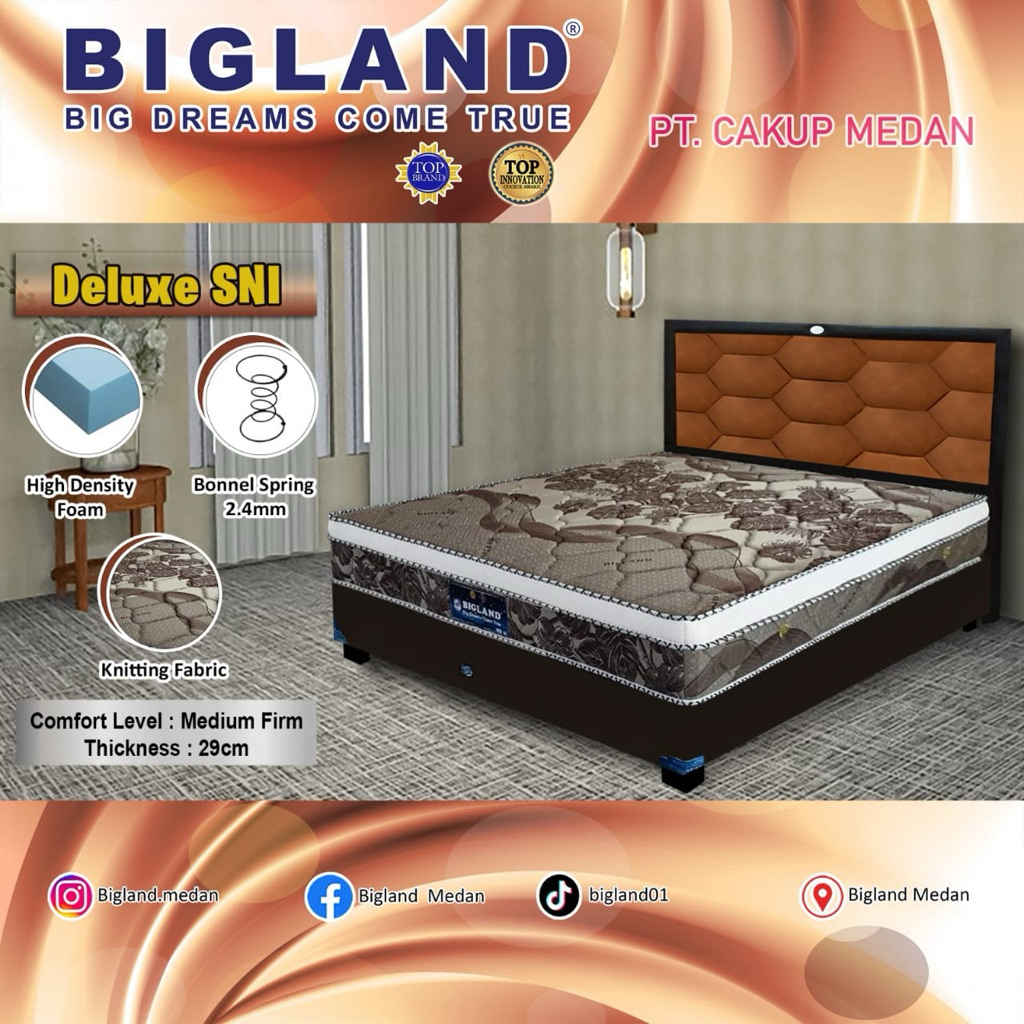 Springbed bigland deluxe sni 6kaki