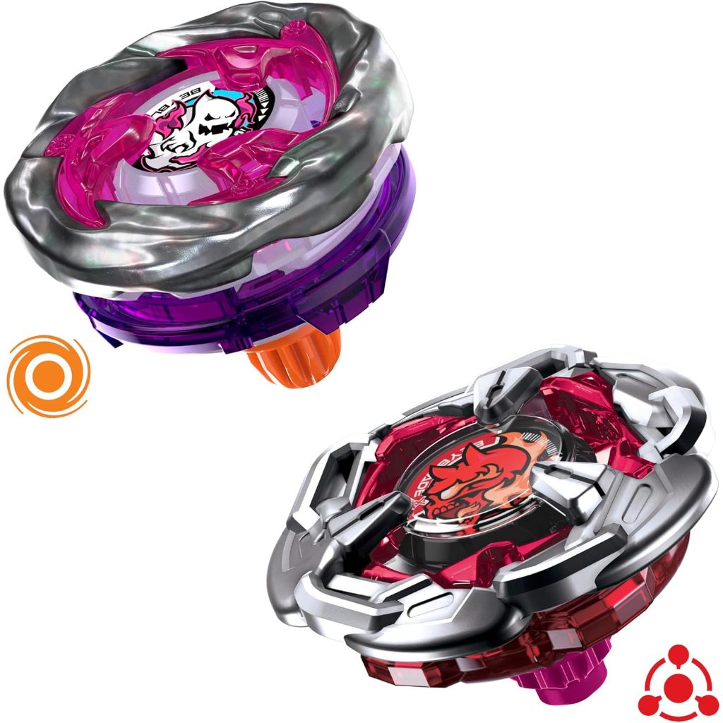 TERPERCAYA BEYBLADE X CIRCLE GHOST 0-80GB UX & CHAIN INCENDIO 5-60HT BX TAKARA TOMY DUAL PACK SET