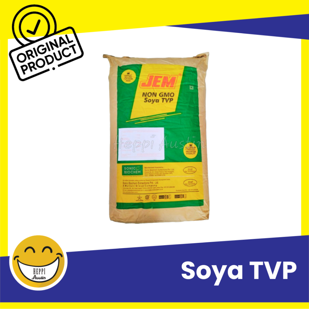 Soya TVP Texturized Vegetable Protein TSP Texturized Soy Protein Pengganti Daging 1 KG