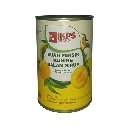 

Yellow Peach in Halves 425g "IKPS Brand" / Buah Persik Kuning / Xian Tou