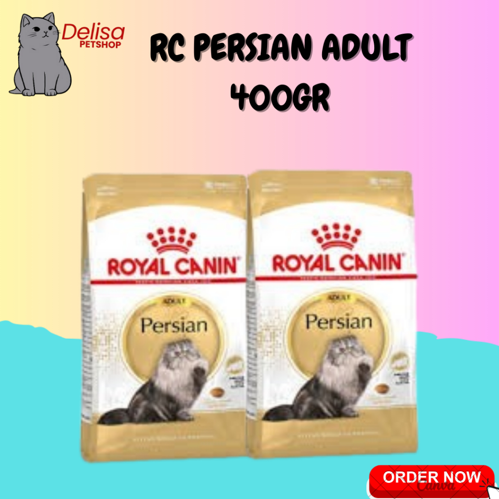 RC PERSIAN ADULT 400gr Royal Canin Persian Adult Makanan Kucing Persia Dewasa Murah Kering Bulu Panj