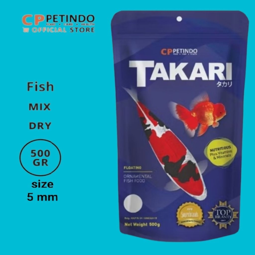 TAKARI 500 GRAM pakan ikan hias