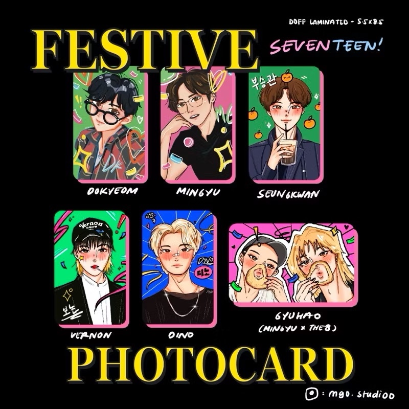 FANART PHOTOCARD SVT ENHYPEN TXT BTS SKZ