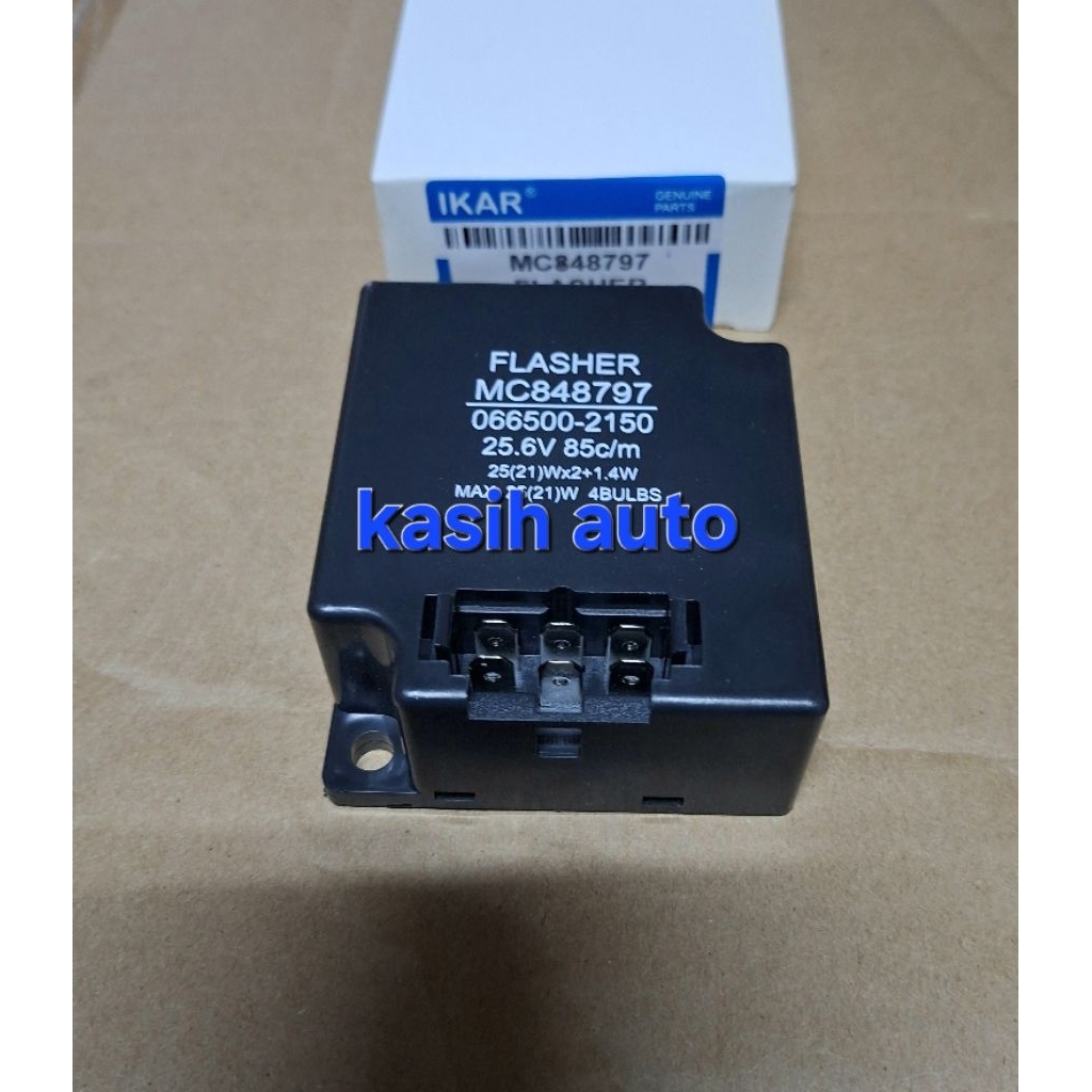 flasher lampu flaser sein relay 24volt 24v 6pin 6D22 8DC9
