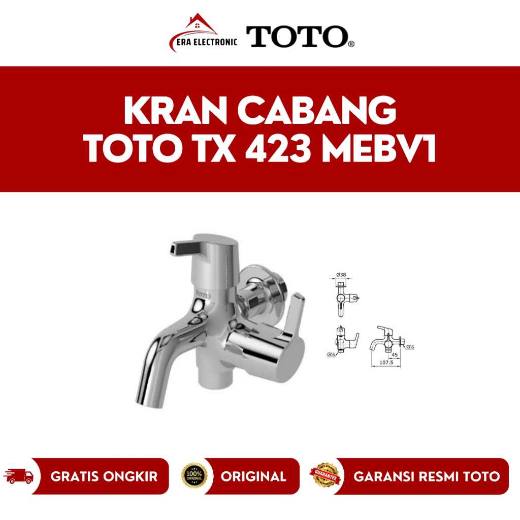 KERAN TEMBOK CABANG TOTO TX 423 MEBV1/ TX423MEBV1