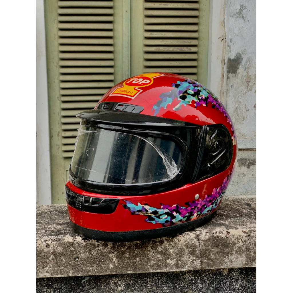 Helm Fullface TOP 1 Jadul