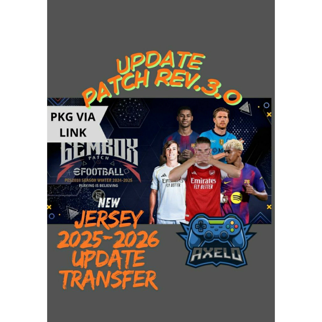 ( NEW REV 3 ) GEMBOX PATCH 2025/2026 NEW UPDATE REV 3.0 - VIA LINK - GAME PS3 - PKG FILE - FULLGAME