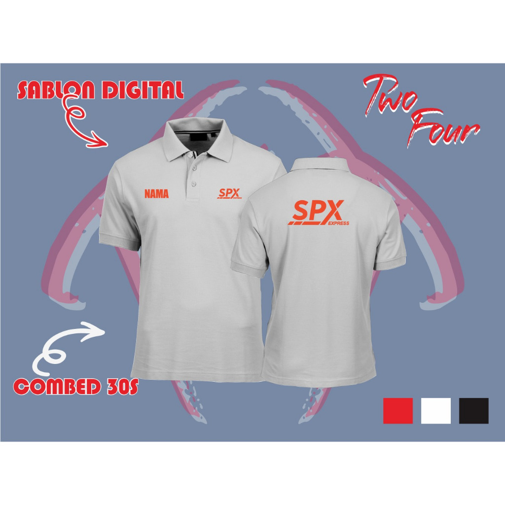 POLO SHIRT SPX EXPRESS - KAOS EXPRESS SPX - BAJU SHOPEE SPX EXPRESS BEBAS WARNA
