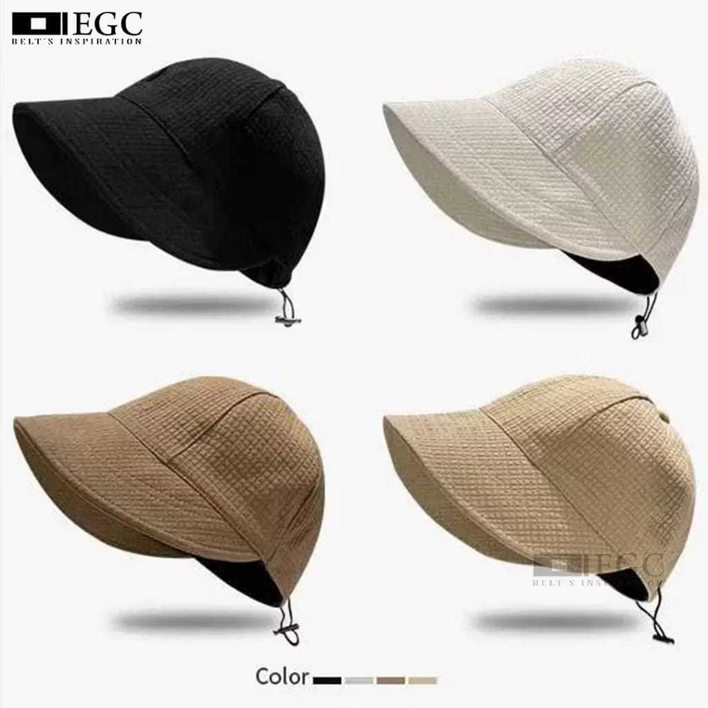 BIG PROMO ( Hand Made )Topi Wanita Korea Style Topi visor panjang Anti UV Topi Olahraga Topi