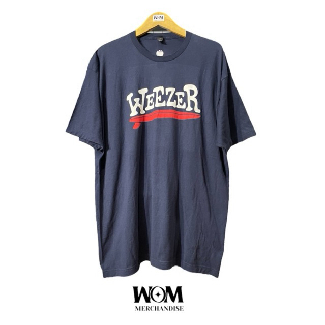 Kaos Band Weezer - Red sUrfboard Vintage