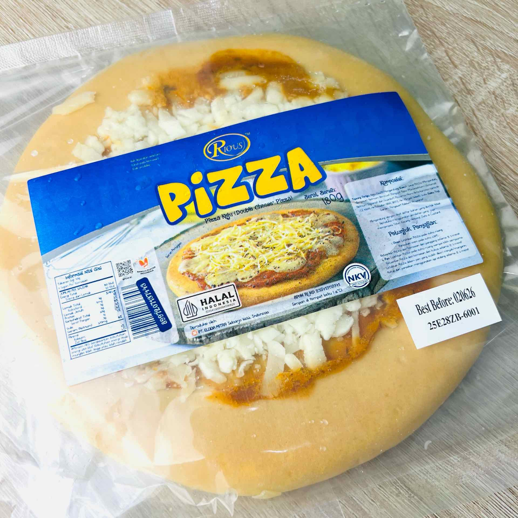 

RIOUS PIZZA DOUBLE CHEESE