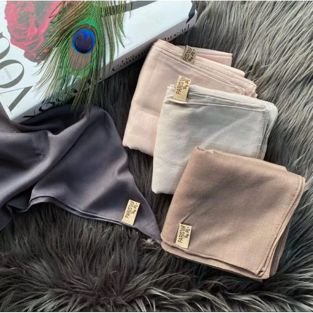Hijab Segiempat Paris Premium Brand Original by ALMAHIRA || RF BASIC