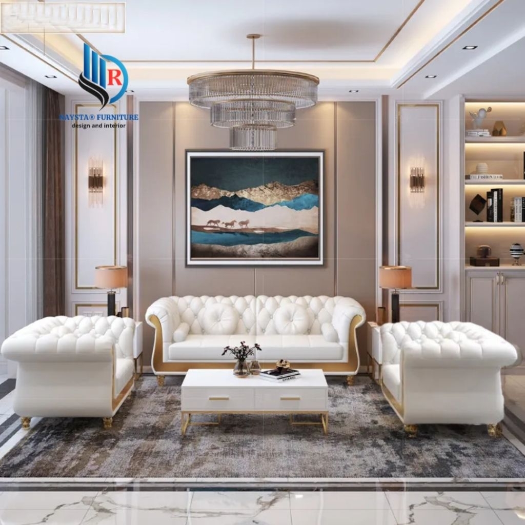 sofa kulit model 311 bahan kulit premium