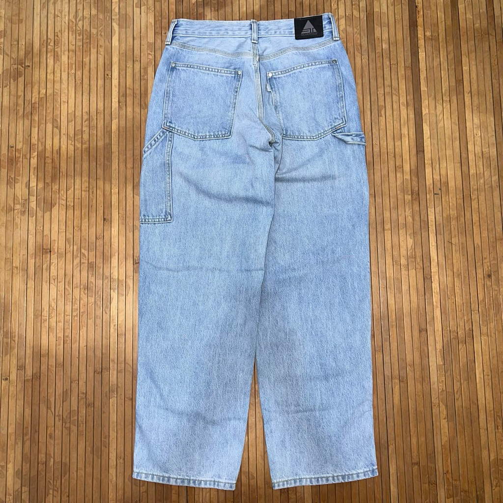 LEVIS SILVERTAB LIGHT BLUE BAGGY CARPENTER JEANS