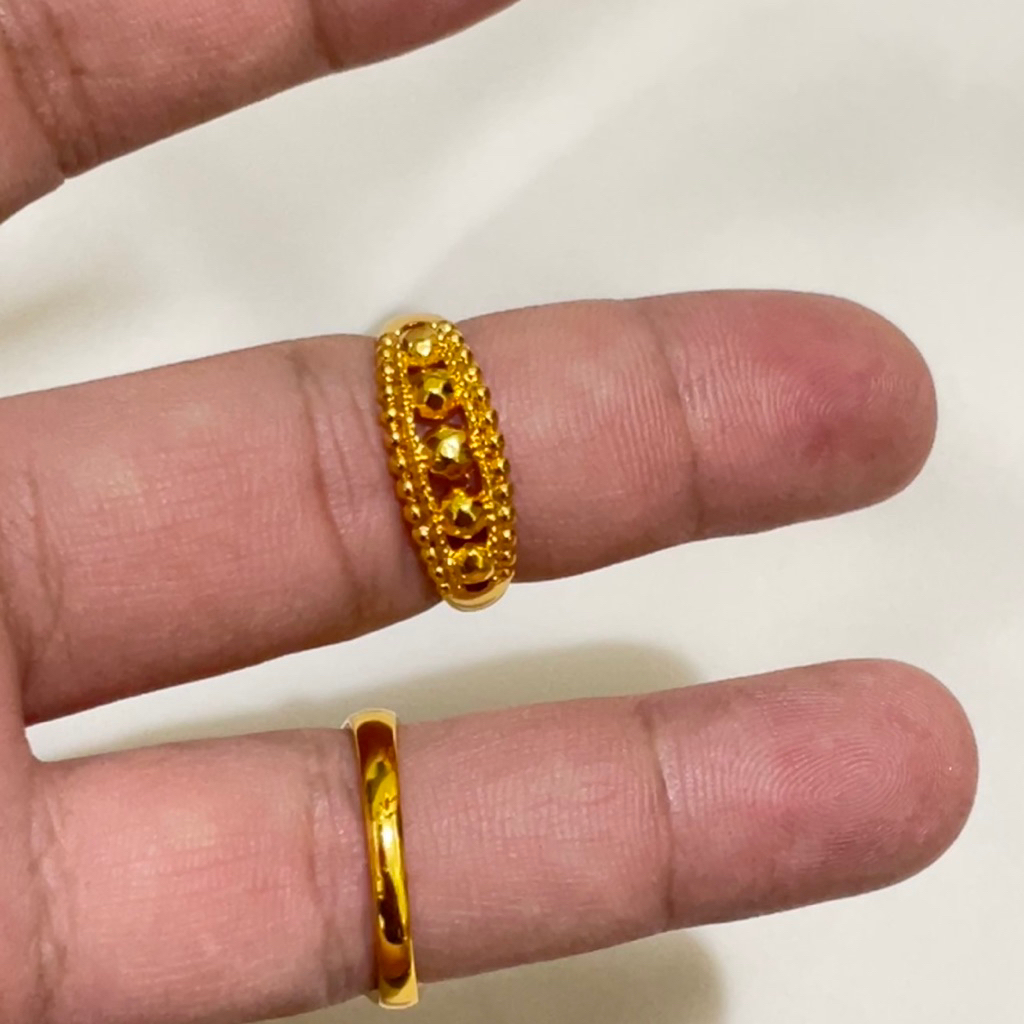 Cincin Imitasi Emas Anti Karat Anti Luntur