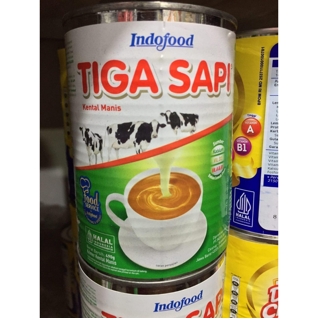 Susu Tiga sapi kaleng / Susu tiga sapi kaleng 1 dus