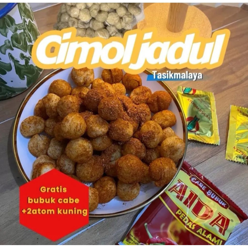 Cimol Jadul Cemilan Pedas Jajanan SD dulu Enak&Lezat Halal