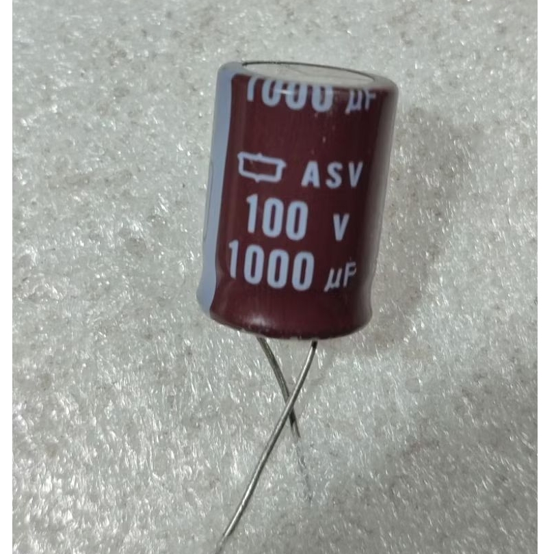1BUAH ELCO 1000UF 100V ELKO 1000 UF 100 VOLT 100VOLT KAPASITOR