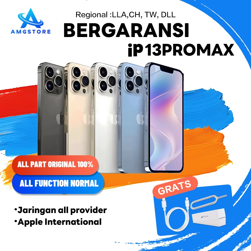 IP 13 PRO MAX Second Normal 128GB 256GB 512GB Inter Fulset Mulus Like New Good Condition Prat Asli