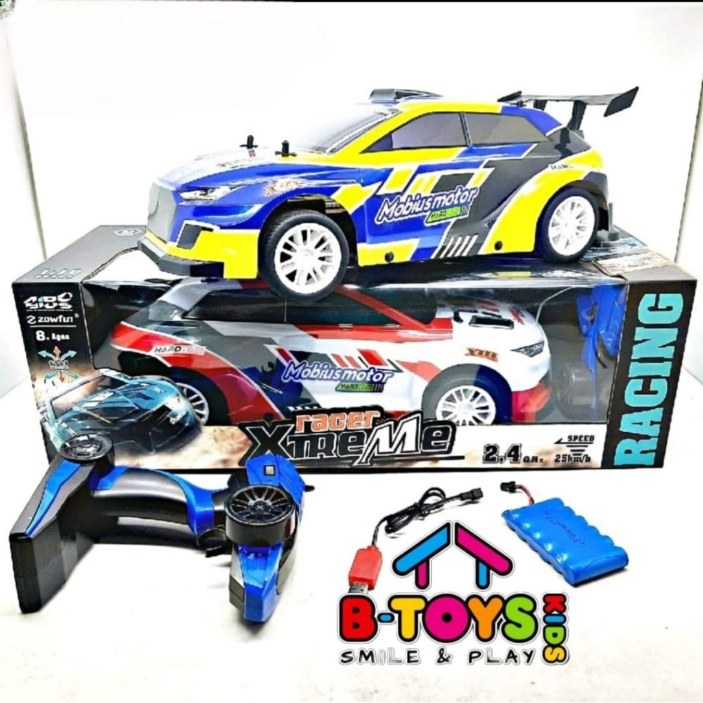 Mainan mobil anak RC Remote Control Sedan Racing Xtreme Racer