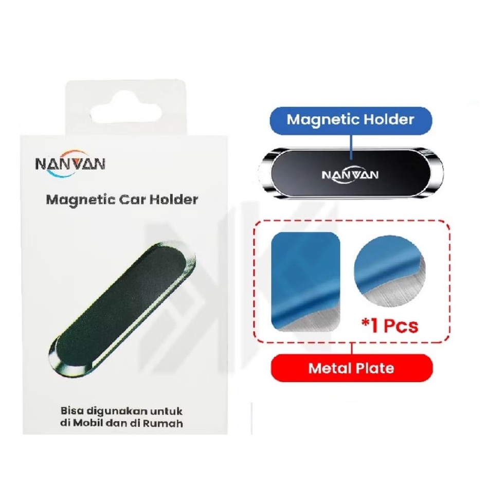 Holder Dudukan Handphone HP Magnet Mobil Magnet Holder HP Model Oval