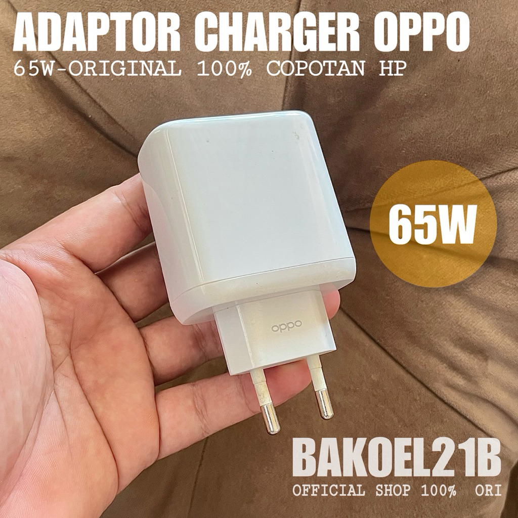 Batok OPPO 65W Original Copotan/Bawaan Hp